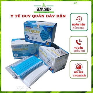 Khẩu Trang Y Tế 4 Lớp Kháng Khuẩn Và Không Kháng Khuẩn Duy Quân Xuân Lai hộp 50 Chiếc