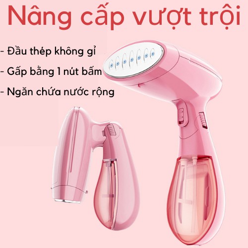 Bàn là hơi nước cầm tay Sokany Swift Steam, Bàn ủi cầm tay nhỏ gọn công suất 1500W, Bảo hành 12 tháng
