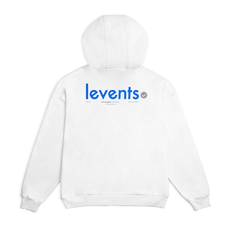 [Mã 2611THTRANG100K hoàn 10% xu đơn 99K] Áo Khoác LEVENTS® POPULAR LOGO HOODIE (Levents Chính hãng) | BigBuy360 - bigbuy360.vn