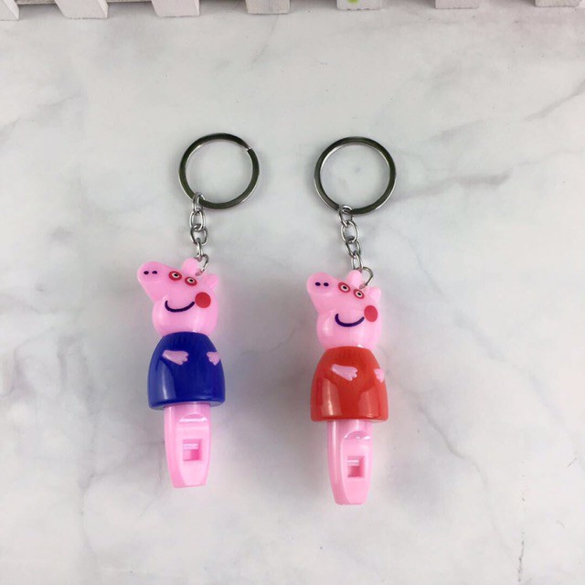 Móc khoá lợn còi đèn sáng  giá sỉ