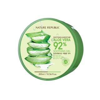 Gel Nha Đam Aloe Vera 92% Soothing Gel Nature Republic 300ml