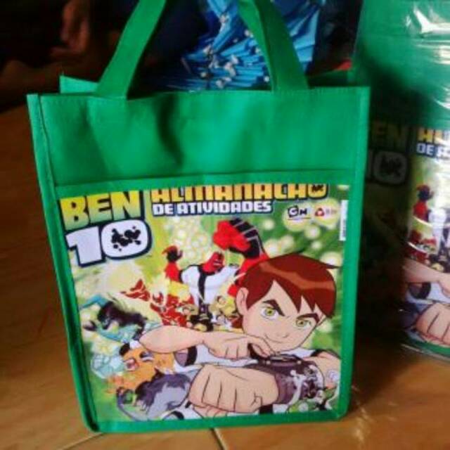 Túi khung sinh nhật hoạt hình BEN10 cho bé | Túi Kado | Hộp quà lưu niệm Goodie Souvenir | K10