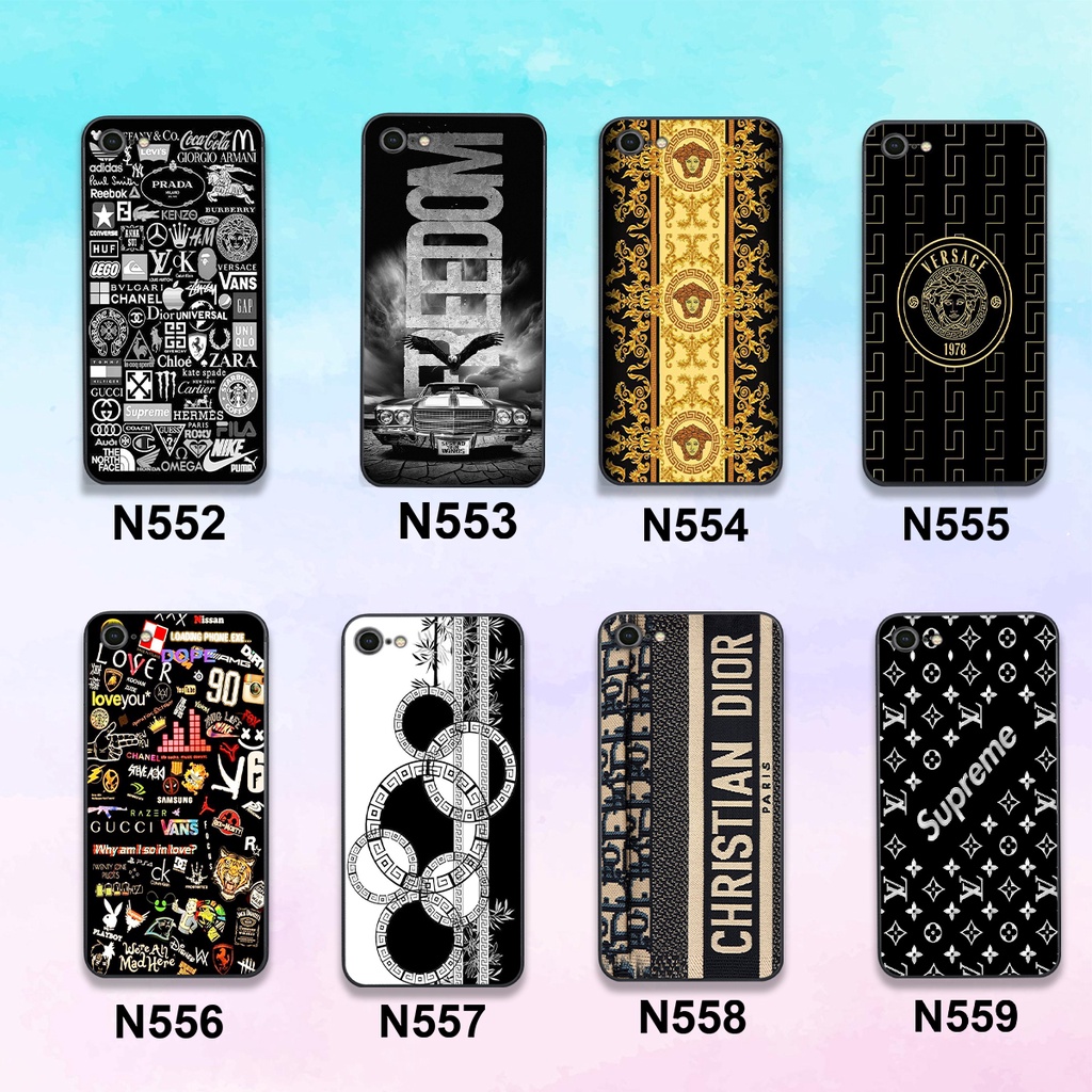 Ốp Iphone 6/6S/6 Plus/6S Plus/7/8/7Plus/8Plus in hình thương hiệu sang trọng cá tính siêu bền