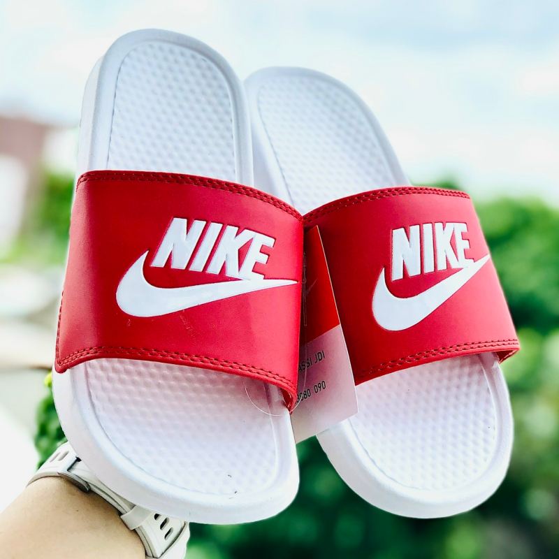 Dép unisex 𝐍𝐈𝐊𝐄 ❤️FREESHIP + Tăng 1-2 size❤️ dép nk quai ngang thể thao nam nữ in nike nhiều màu, tem tag mac đây đủ