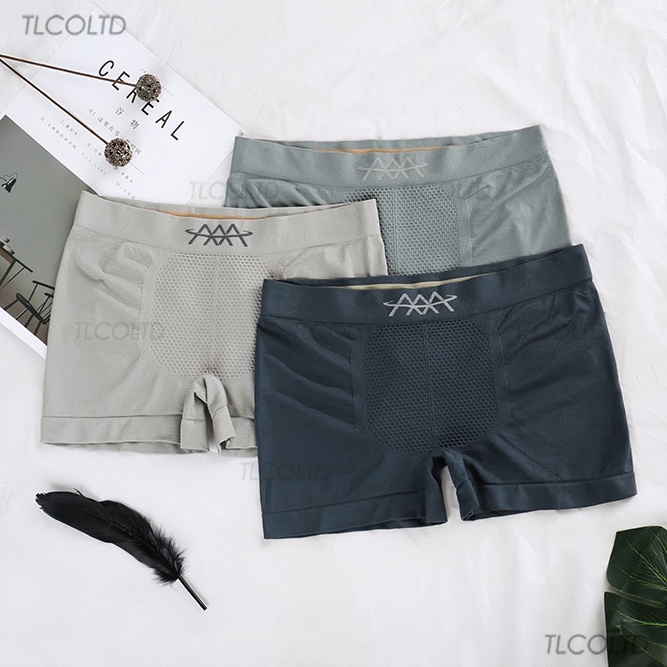 Hộp 3 sịp nam co giãn 4 chiều sợi kháng khuẩn 3A LOTNAM15