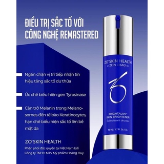 Kem dưỡng sáng da zo brightalive 50ml