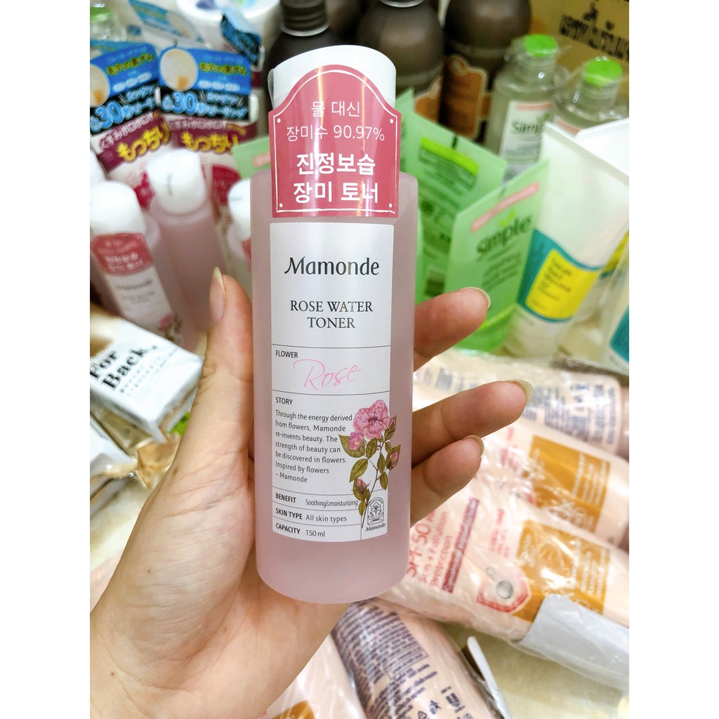 (Có Bán Sỉ) Nước Hoa Hồng Mamonde Toner 250ML