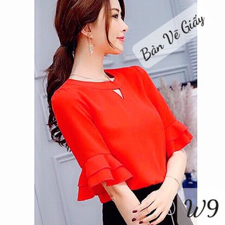 W9 bản vẽ rập giấy may áo nữ
