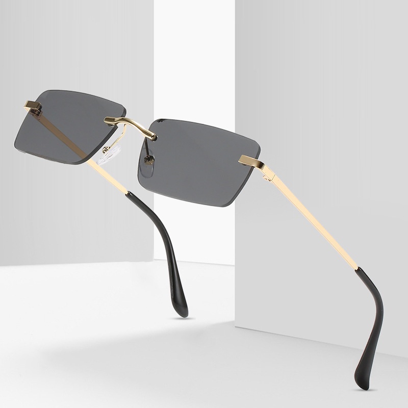 Kính Mát Thời Trang Kiểu Mới Nhất 2002 Không Viền Cắt Không Viền Cho Nam Và Nữ Sự Bảo Vệ