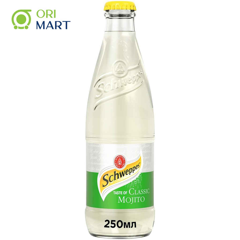 Schweppes Taste of Classic Mojito 250 ml - Nước ngọt có ga vị cocktail cổ điển SCHWEPPES 250ml