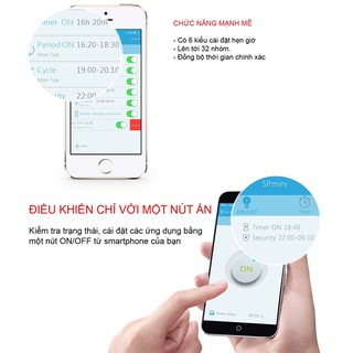 Ổ cắm wifi - Ổ cắm wifi Broadlink miniSP3