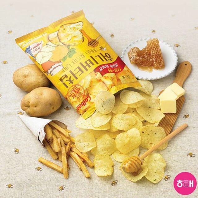 Snack khoai tây mật ong date T2/24 Hàn Quốc