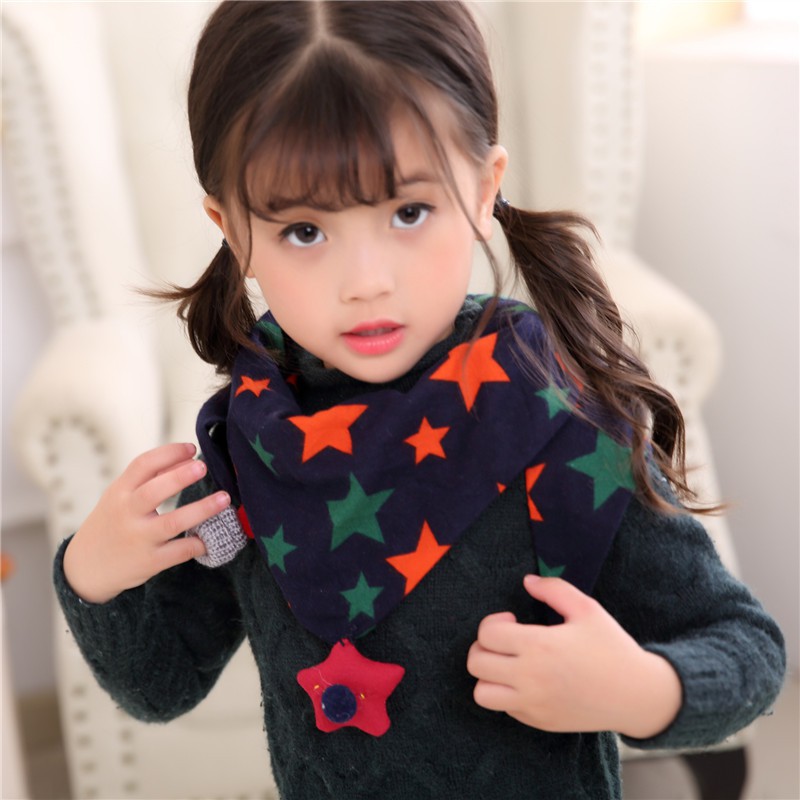Khăn Quàng Cổ Họa Tiết Ngôi Sao Cho BéGIADUNGTONGKHO1Khăn Choàng Cotton Hai Lớp Thời Trang Thu Đông cho bé trai bé gái