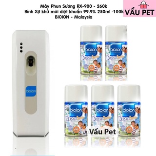 Máy Phun Sương Và Bình Hương Xịt Khử Mùi Khử Trùng Tự Động Bioion [Malaysia]