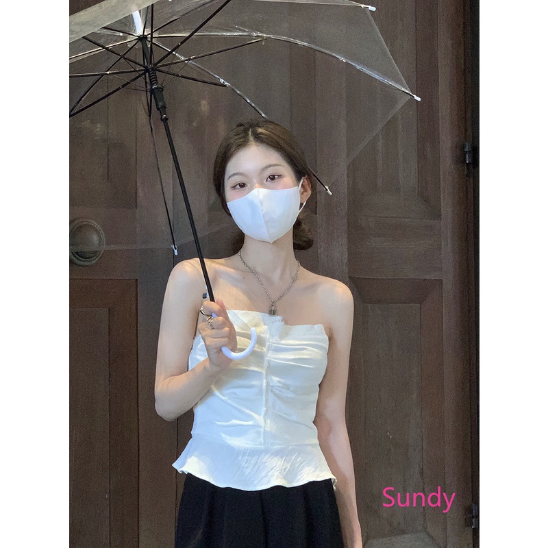 Áo Ống Sát Nách Thời Trang Mùa Hè Quyến Rũ Cho Nữ