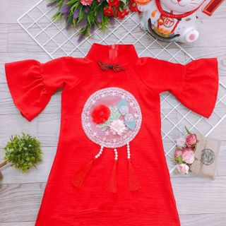 Áo dài cách tân mẹ và bé