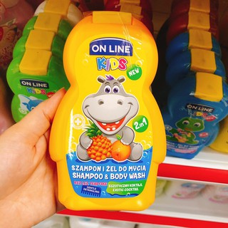 Sữa tắm gội 2in1 online kid dành cho bé yêu