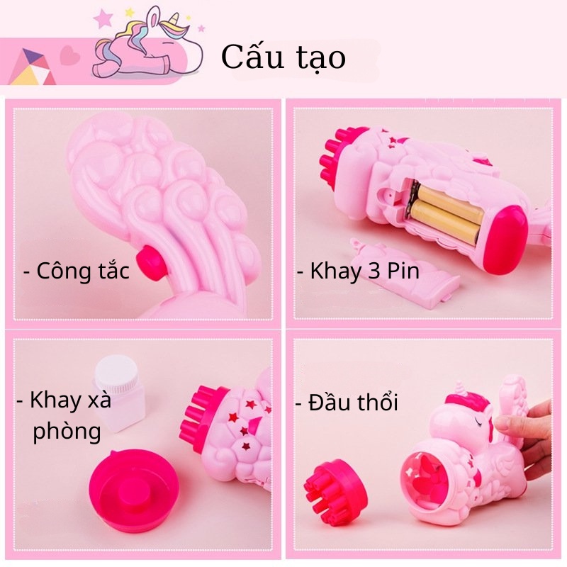 Súng bắn bong bóng 10 nòng RedTech