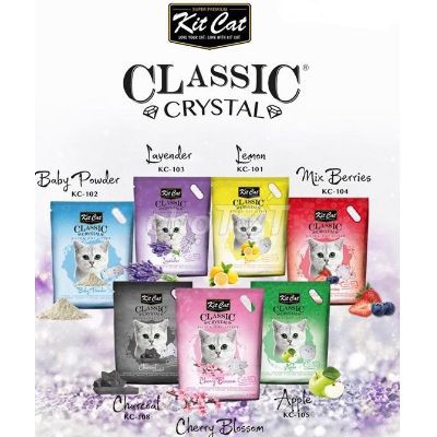 cát vệ sinh cho mèo - cát thủy tinh -kitcat 5L