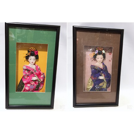 Tranh cô gái kimono 33x20cm