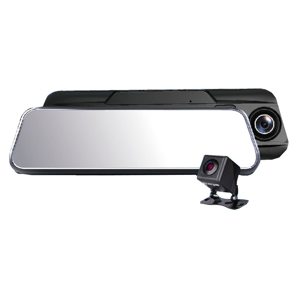 Camera hành trình gắn gương D10, cảnh báo va chạm, màn hình full HD, bảo hành 12 tháng