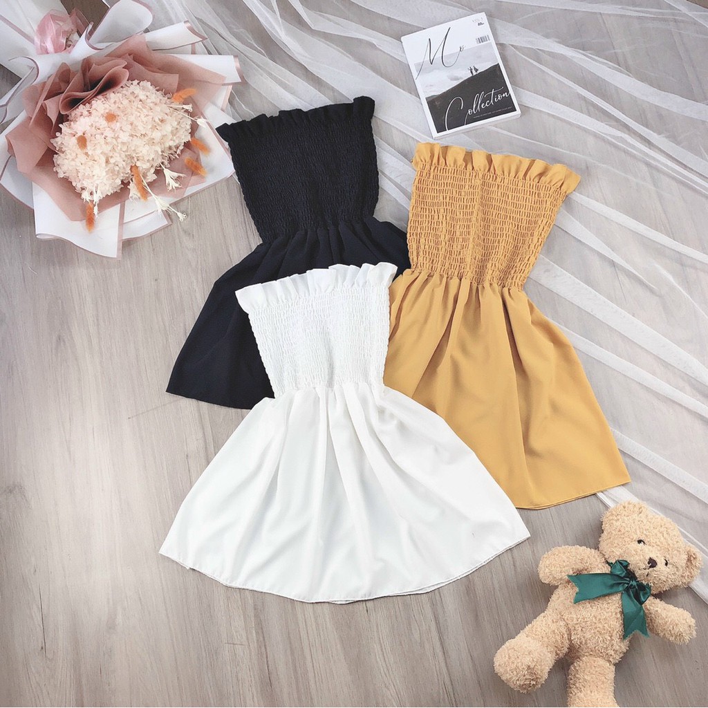 áo ống dáng dài phủ mông cực xinh xắn