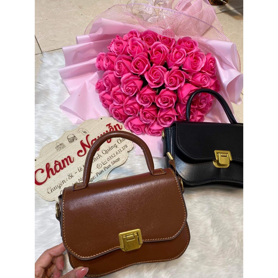 Túi Xách Nữ, Đeo Chéo ,SIZE 20  Bên Trong 3 Ngăn 2 Dây Chất Da Mềm Đep Hợp Thời Trang
