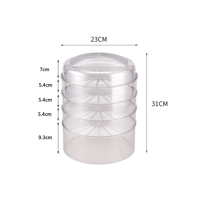 Lồng Bàn Giữ Nhiệt Thức Ăn 5 Tầng Thông Minh.