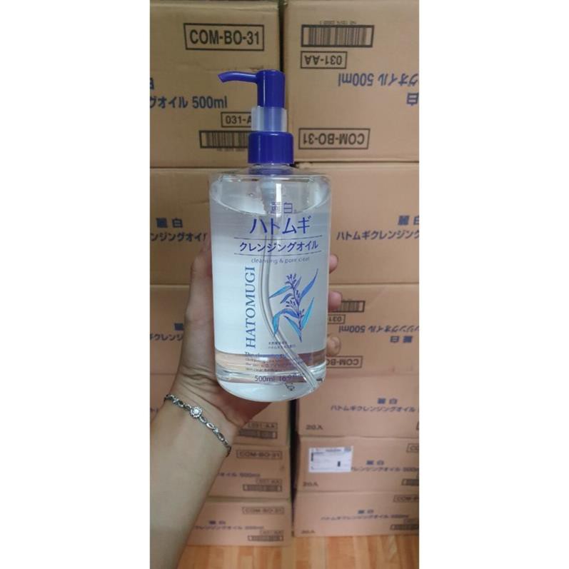 Dầu Tẩy Trang ý dĩ Hatomugi Nhật Bản 500ml | BigBuy360 - bigbuy360.vn