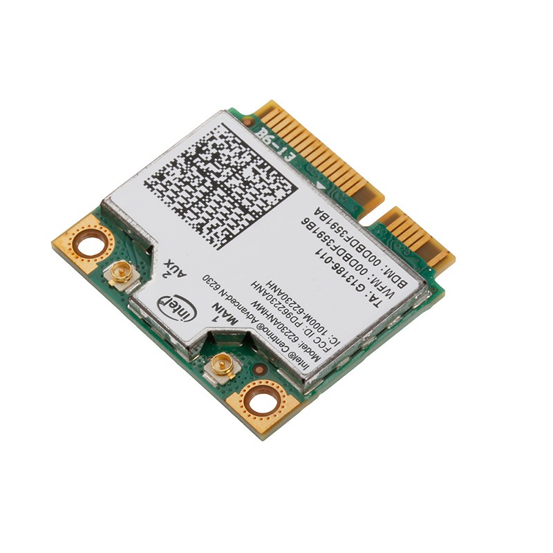 Thẻ điều hợp không dây mini PCIE Intel 6230 62230 Wifi 300Mbps