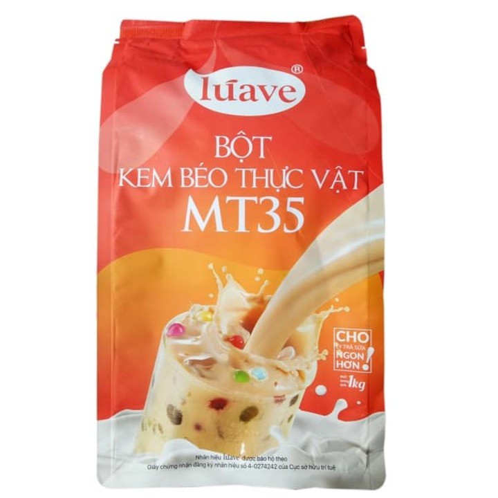 [SỈ & LẺ] Bột Kem Béo Pha Trà Sữa Indo Indonesia LUAVE MT35 Gói 1kg