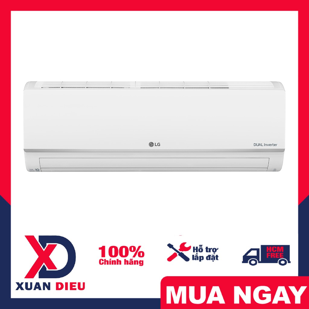 Máy lạnh LG Inverter 1 HP V10ENW1 mới 2021 - Làm lạnh nhanh,Tự động làm sạch, Giao miễn phí HCM