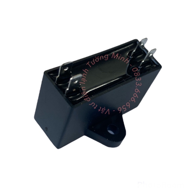 Tụ quạt vuông 5uF 450VAC loại tốt dùng cho quạt dàn nóng điều hoà Tụ quạt điện Capa quạt