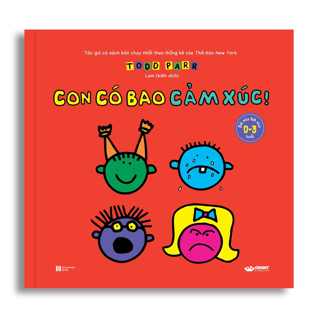 Sách - Bộ 5 cuốn Bé xíu bé xiu - Todd Parr - Bồi đắp những kỹ năng xã hội đầu đời - Crabit Kidbooks