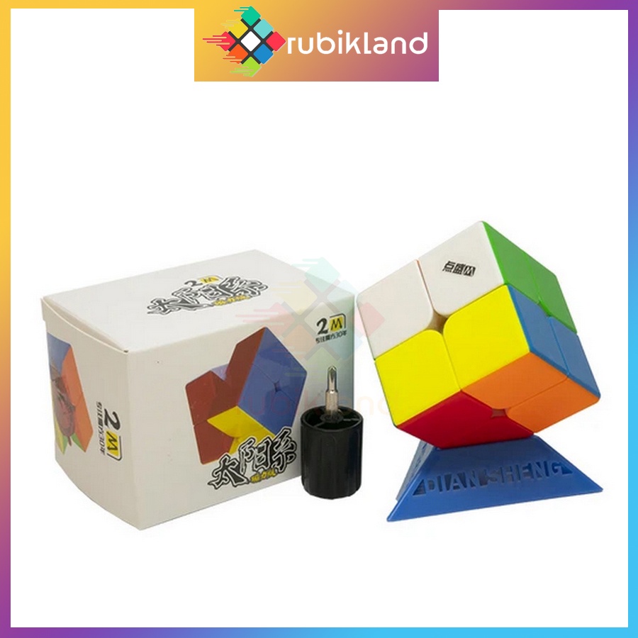 Rubik DianSheng 2M 3M 4M 5M Rubic 2x2 3x3 4x4 5x5 Có Nam Châm Stickerless Không Viền Đồ Chơi Trí Tuệ
