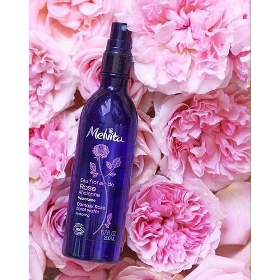 Nước hoa hồng Melvita Lavender cân bằng ẩm - cho da dầu & hỗn hợp thiên dầu - Hàng Pháp chĩnh hãng