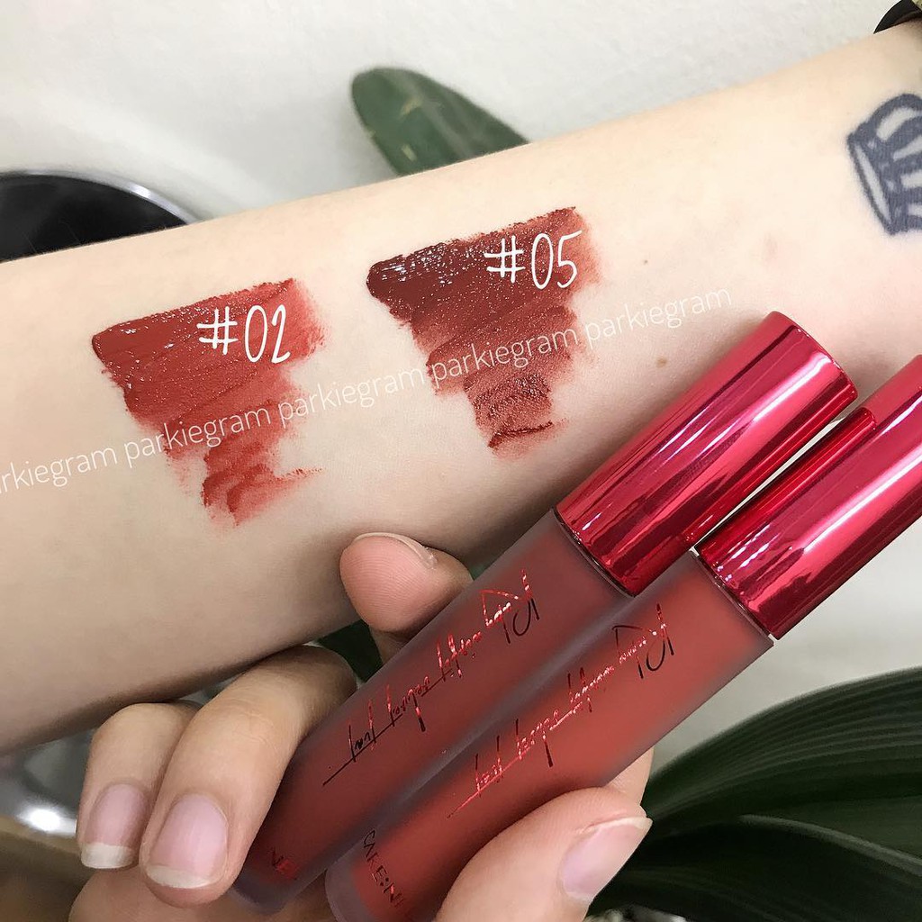 Son Kem Lì Lên Màu Siêu Chuẩn, Siêu Mịn Carenel Ruby Airfit Velvet Tint