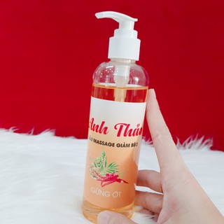 Dầu Massage Toàn thân Gừng ớt Giảm béo 250ml