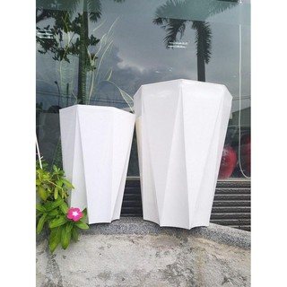 Chậu bát giác sứ