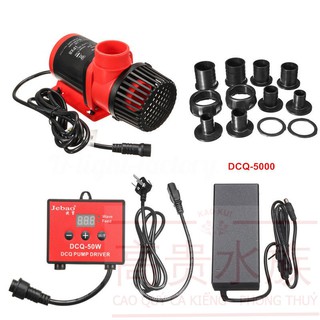 Máy bơm bể cá Jebao DCQ 5000 điện 36v chống giật, có bảng điều khiển