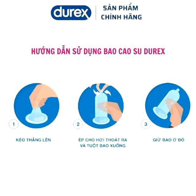 [Gân gai cực khoái] Bao Cao Su Durex Pleasuremax Chính Hãng Tăng Khoái Cảm Hộp 3 bao–durex_officialstore