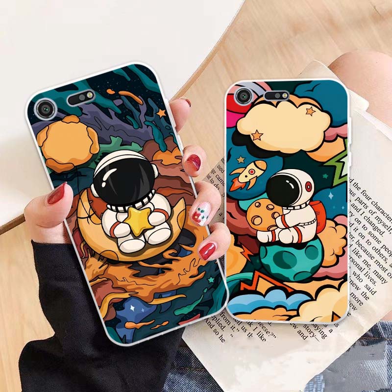 Ốp Điện Thoại TPU Dẻo Họa Tiết YHRQE 02 Cho Sony Xperia Z3 Z5 XZ1 XZ2 XZ Premium XZ3 XZ4 Compact