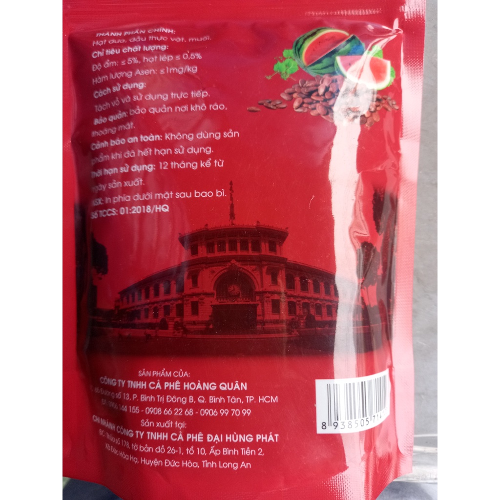 HẠT DƯA HẤU GÓI 250GR