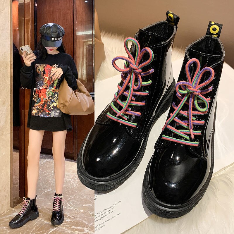 DR. MARTENS Giày Bốt Nữ Cổ Cao Thời Trang Anh Quốc