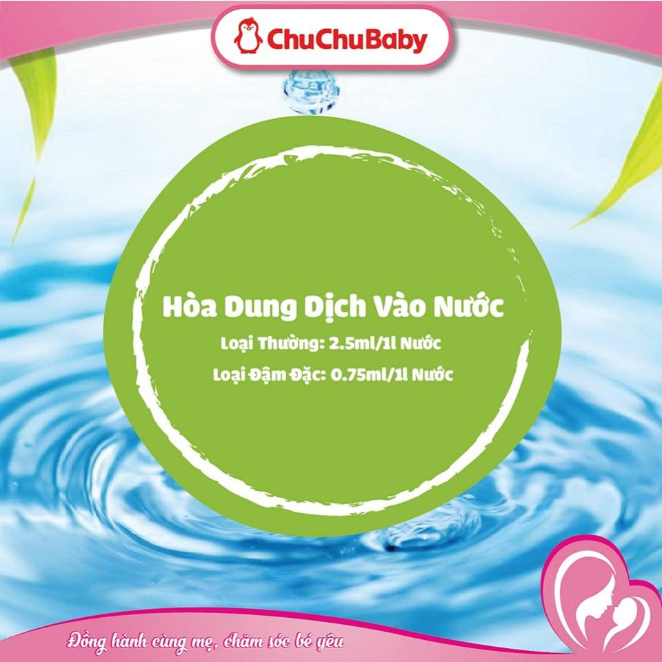 Nước rửa bình sữa và rau quả ChuChu Baby