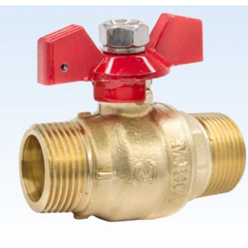 Van bi đồng ren ngoài tay bướm DN15 DN20 Minh Hòa