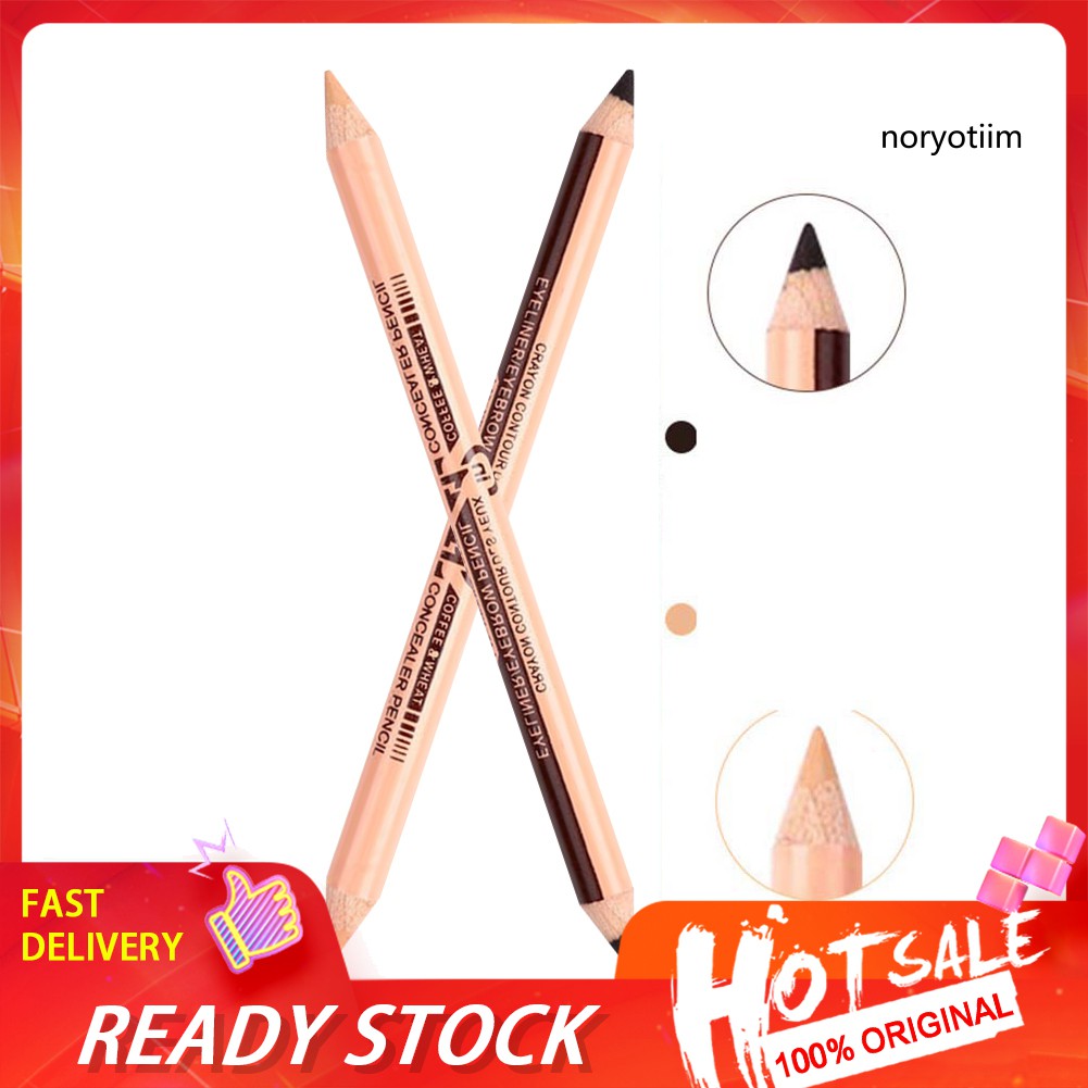 [Hàng mới về] Bút Kẻ Mắt Hai Đầu Chống Thấm Nước Trang Điểm Tiện Dụng Cho Nữ | BigBuy360 - bigbuy360.vn