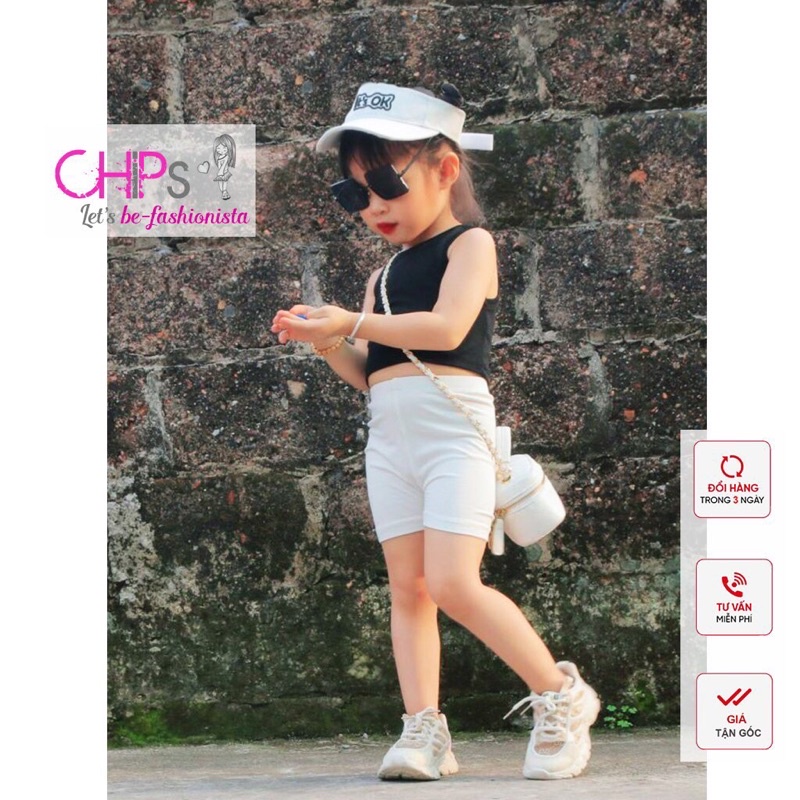 quần legging đùi mùa hè cho bé trai bé gái chất bozip