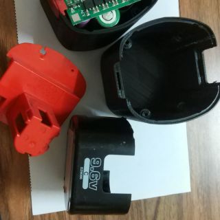 [DIY] Đáy vỏ thay thế National 9.6V NGẮN độ 12 V lắp 9 cell 18650