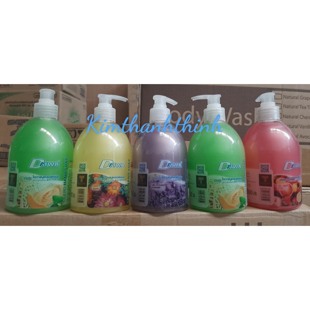 (KTT) Nước rửa tay đậm đặc DAIWA chai 500 ml